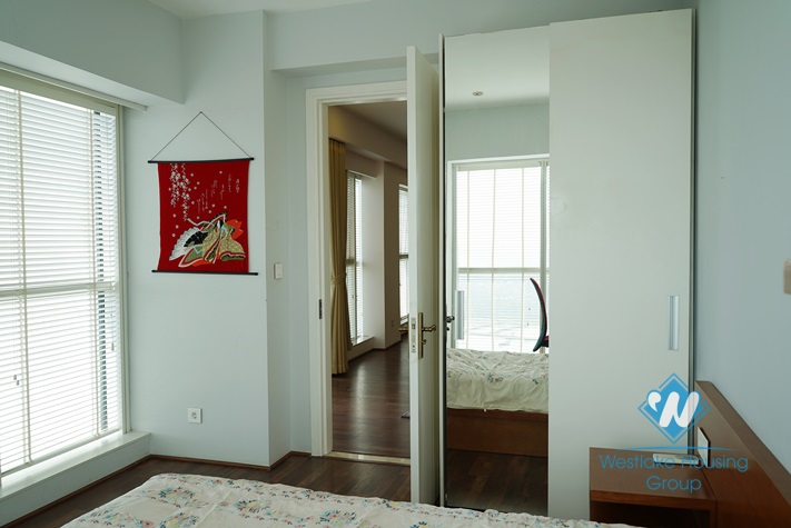 Large two bedrooms apartment for rent in L building, Ciputra, Ha Noi